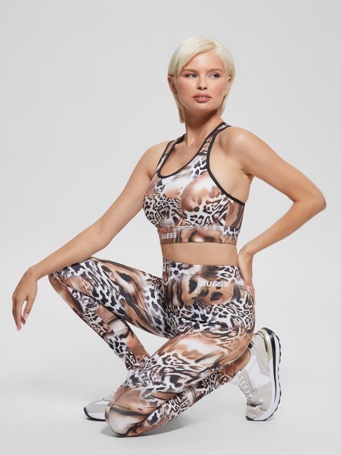 Estampado De Leopardo Fluido Supongo Eco Adrianna Animalier Legging