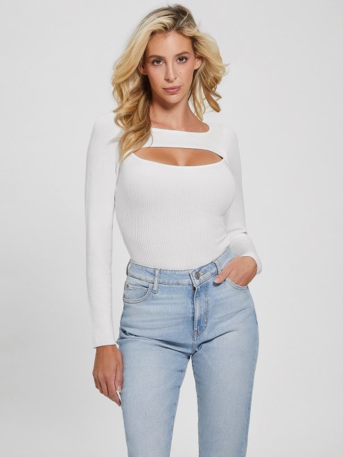 Cuerpo Con Recortes Eco Liv Guess Dove Blanco