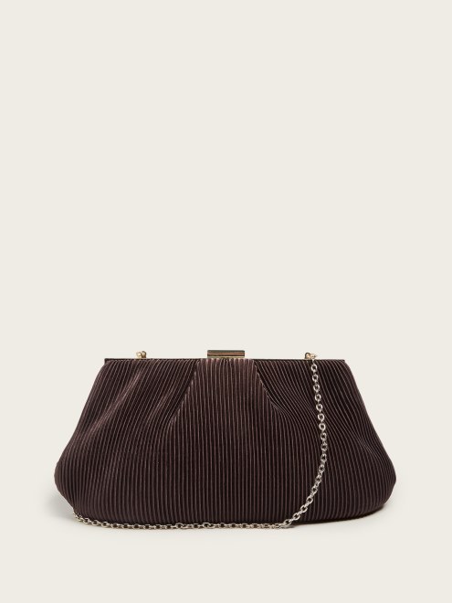 Bolso De Mano Brielle Satin Marron Guess