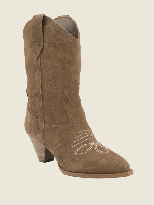 Adivinar Botas Cowboy Odilia Marron Medio