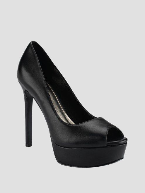Stiletto Peep-toe Guess Negro 001 Cacei