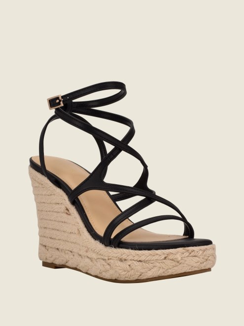 Alpargatas Hirani Negras Cuñas Guess