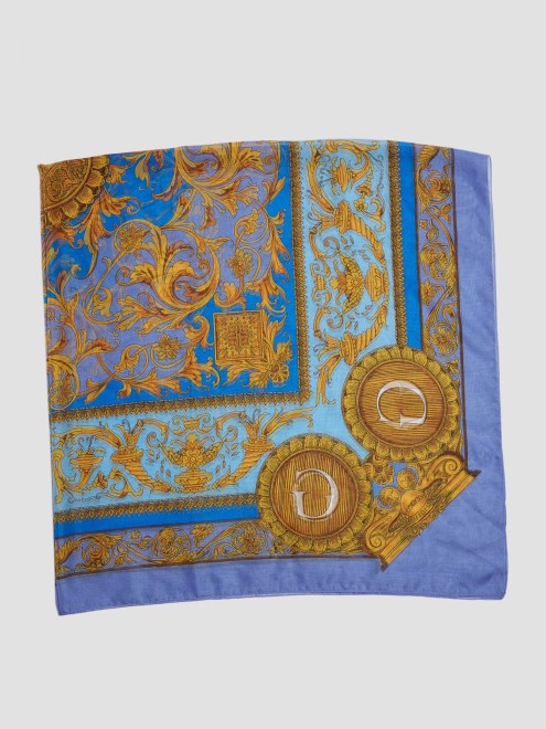 Fular De Seda Transparente Eryn Azul Empolvado Adivinar