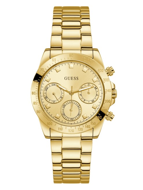 Reloj Multifunción En Tono Dorado Guess Multi Nueva Tendencia