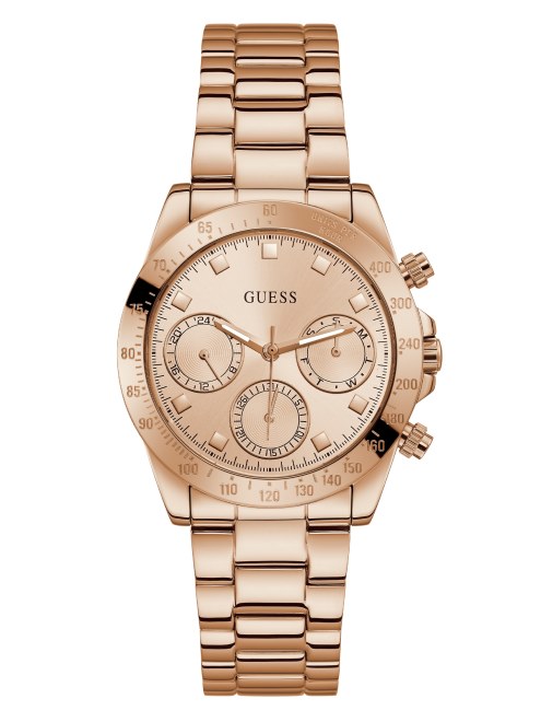 Reloj Multifunción Multi Guess En Tono Oro Rosa
