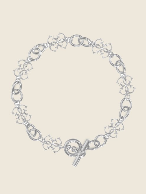 Plata Quattro G Supongo Collar De Plata