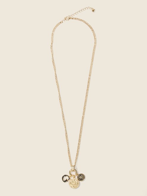 Collar Con Dije De Logo En Tono Dorado Dorado