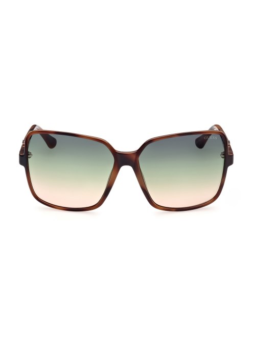 Gafas De Sol Extragrandes Con Logo Cuadrado Guess 53p Tort