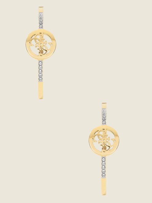 Argollas Doradas Quattro G Oro Amarillo Adivinar