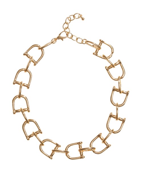 Estatuas Declaración Cadena Collar Oro Adivinar