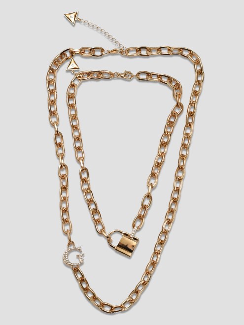 Conjunto De Collar De Cadena En Tono Dorado Guess Dorado