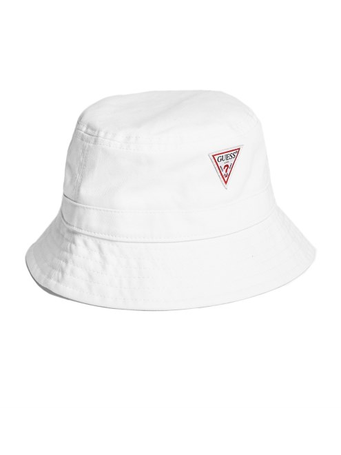 Gorra De Pescador Blanca Con Logo