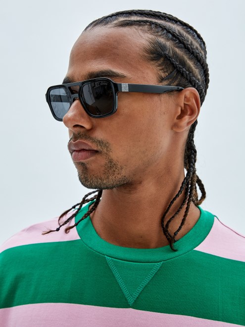 Gafas De Sol Aviador Guess Originales Negras