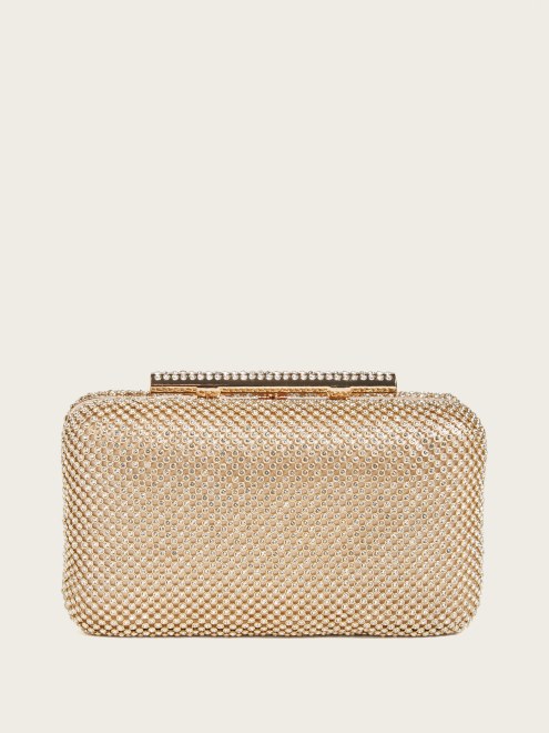 Bolso De Mano Carma Strass Oro Adivinar