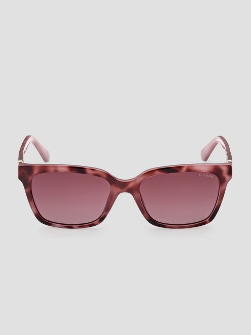 Gafas De Sol Cuadradas De Plastico Guess Violeta