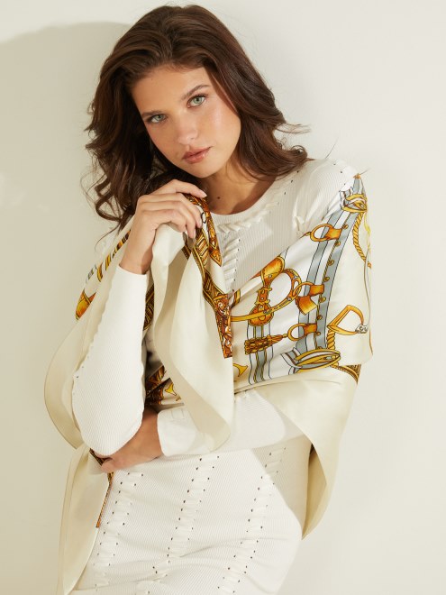 Bufanda De Seda Barroca De Piedra Supongo