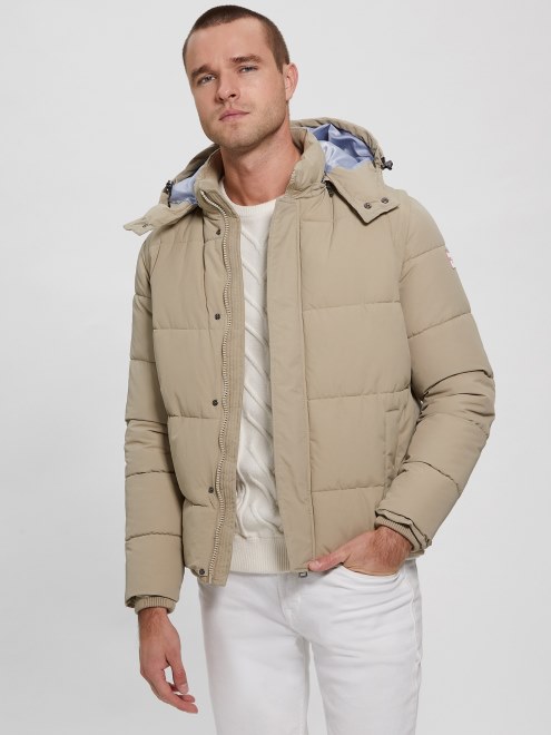 Guess Chaqueta Acolchada Transformable Impacto Gris