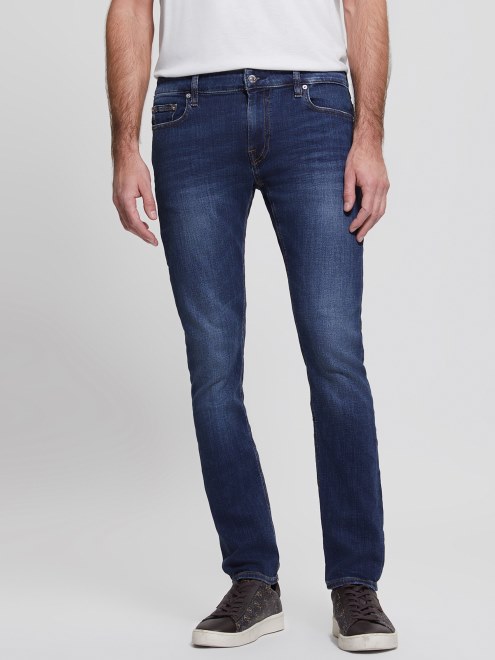 Jeans Ajustados Con Efecto Lavado Olvera De Guess