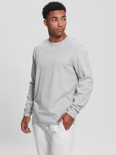 Skyler Granite Grey Heather Guess Camisa De Manga Larga