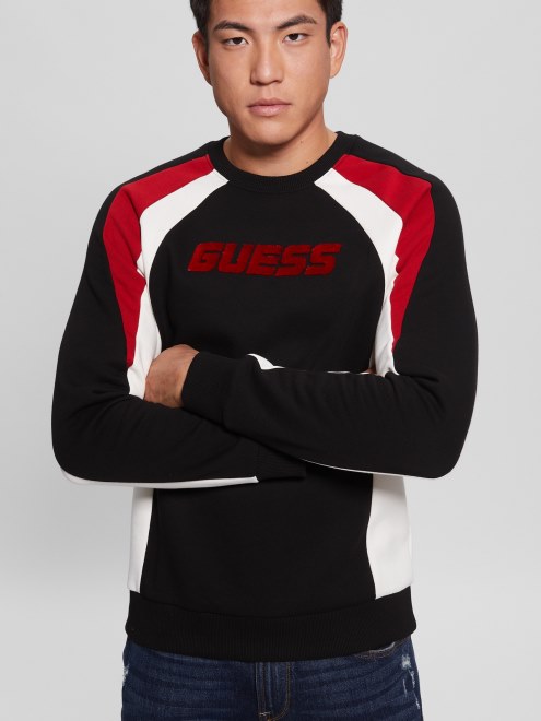 Sudadera De Cuello Redondo Jet Black Eco Matty Guess