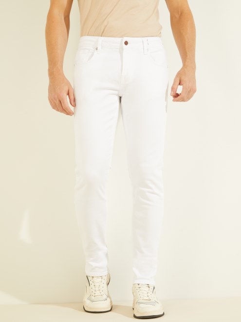 Miami Jeans Súper Ajustados De Tiro Bajo Adivinar Naranja Quemado