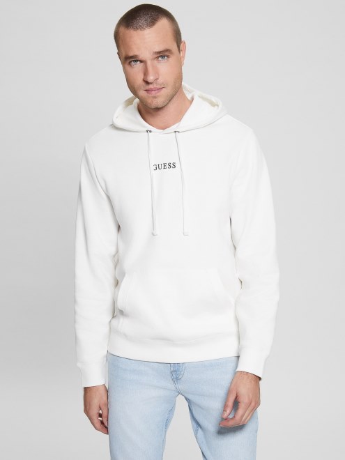 Sudadera Con Capucha Y Logo De Guess Blanco Esmerilado Eco Roy