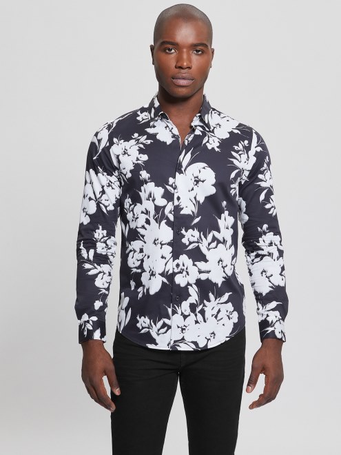 Camisa Floral De Lujo Adivina Floral Ikat