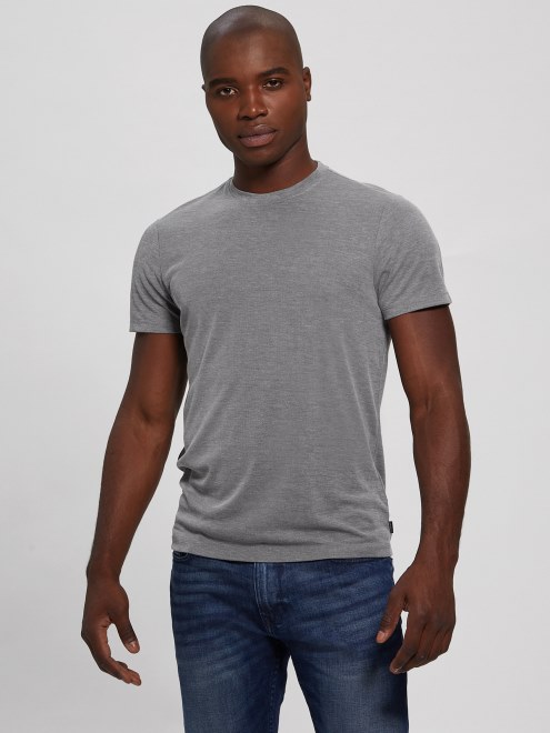 Guess Camiseta De Jersey Calum Negro Azabache