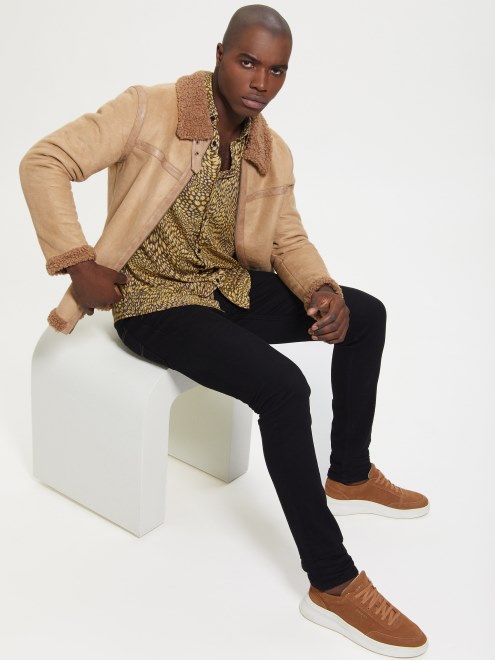 Chaqueta De Borreguillo Eco Macchiato Adivinar