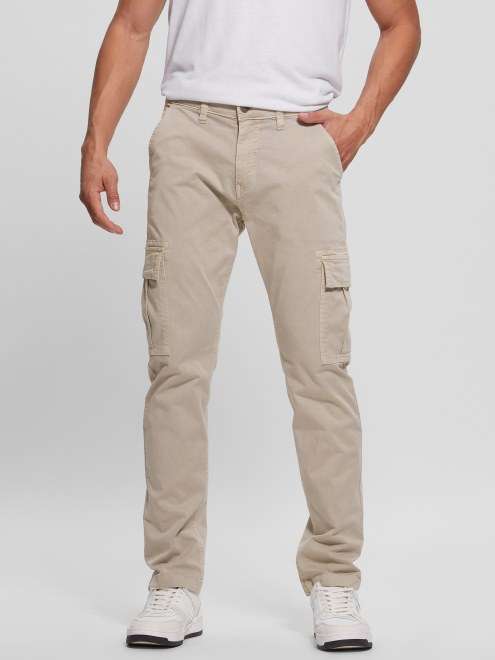 Guess Lonta Pantalones Cargo Clásicos Pasadena Piedra Multi