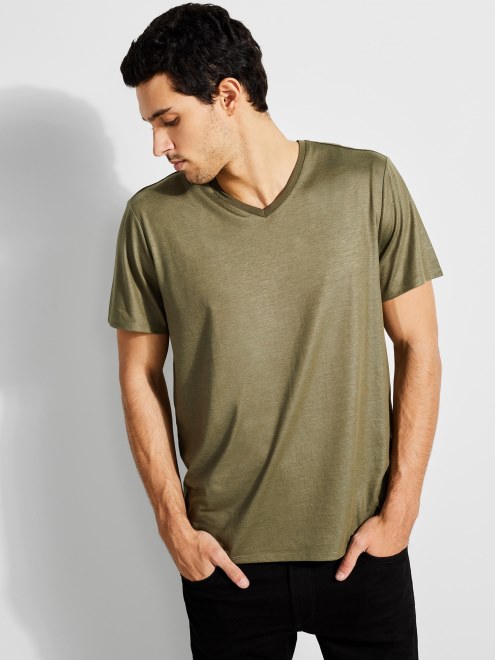 Mason Camiseta Con Cuello En V Ejército Oliva Adivinar