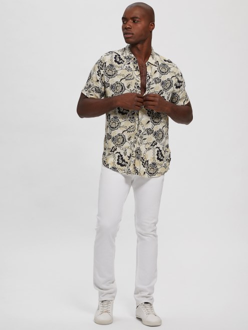 Supongo Que Eco Rayón Jardín Cerrado Camisa Jardín Cerrado