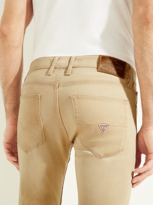 Jeans Tapered Teñidos Eco Jugo Caramelo Adivinar