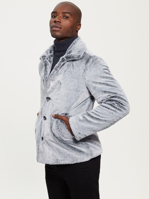 Elegante Chaqueta Guess Azul Marino