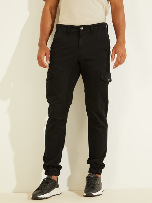 Pantalon Cargo Adivinar Negro Azabache