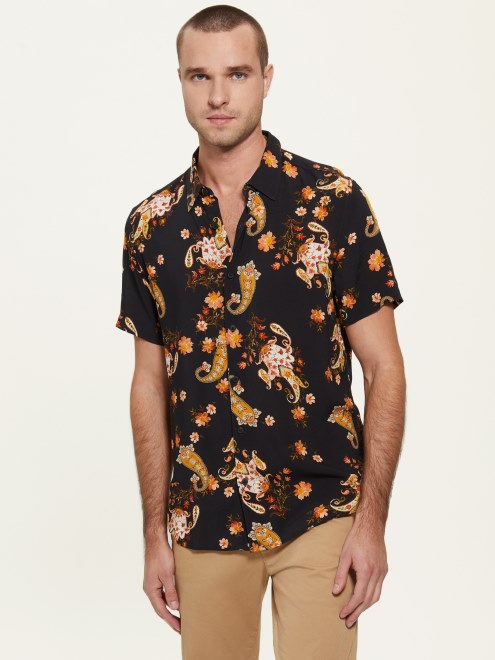 Camisa Floral Mística Eco Adivinar Floral Mística