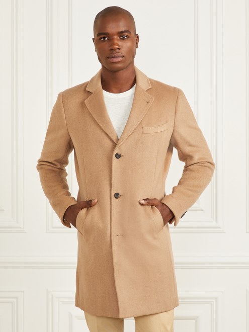 Guess Abrigo De Botonadura Sencilla En Mezcla De Lana Irishell