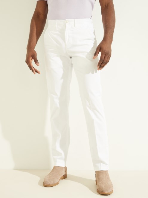 Pantalón Chino Salt White Guess Eco Nuevo Original