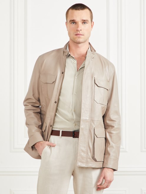 Chaqueta De Campo De Cuero Supongo Que Pasadena Piedra