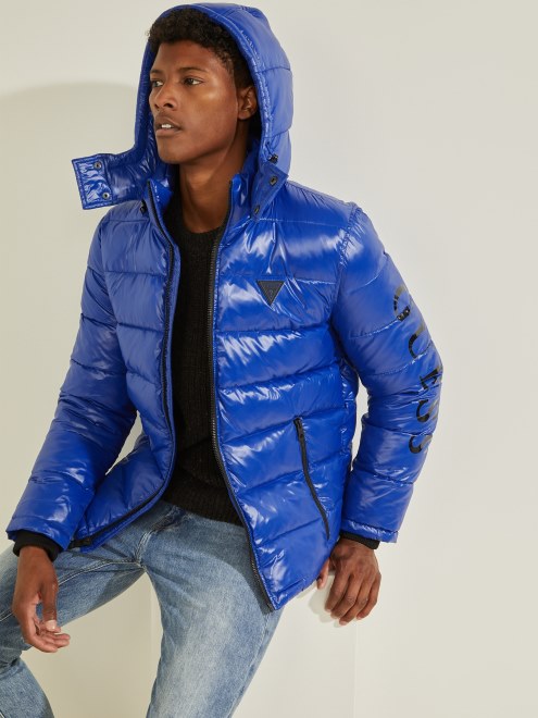 Chaqueta Acolchada Con Logo De Guess Anthony Espacio Multi