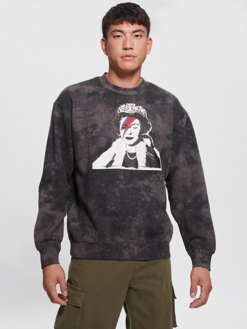 Sudadera Queen Negro Azabache Multi Guess