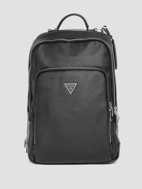 Certosa Saffiano Negocio Inteligente Mochila Negra Supongo