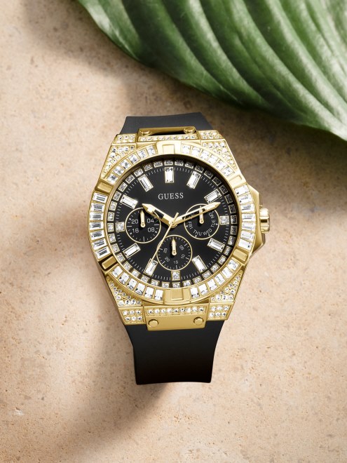 Reloj Multifunción Extragrande Multi Guess En Tono Dorado