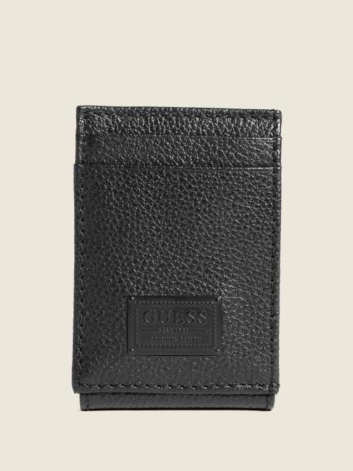 Monedero Plegable Magnético Obispo, Negro