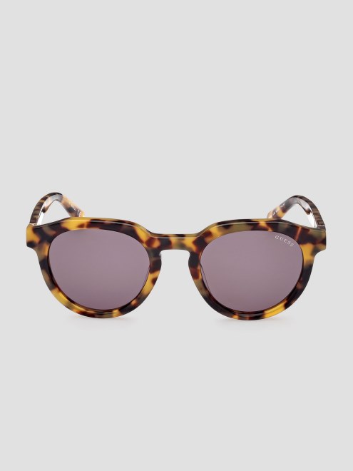 Guess 53n Anteojos De Sol Extragrandes Redondos De Plastico Tor