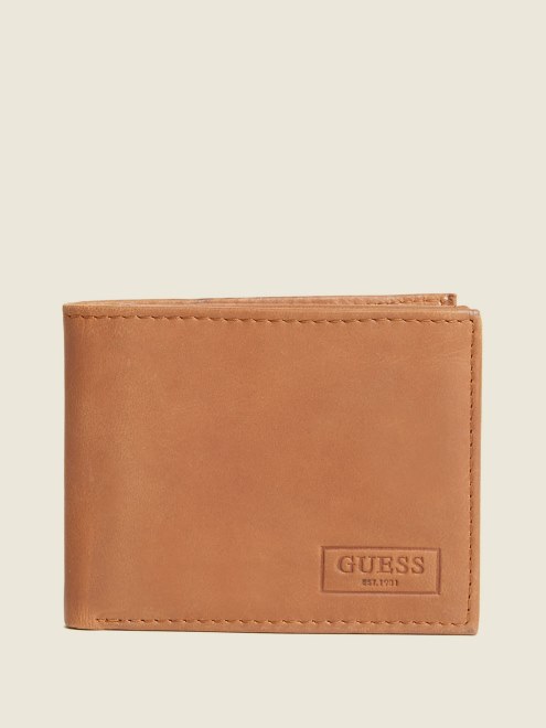 Funda De Pasaporte Guess West Coñac