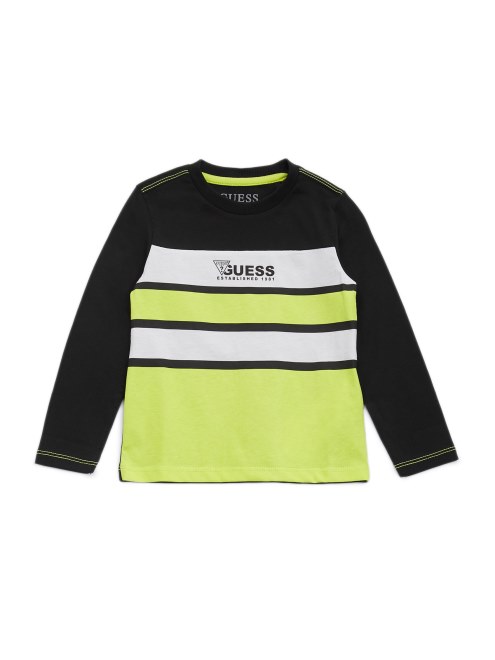 Camiseta Rayada (2-7) Precaución Amarillo Adivinar