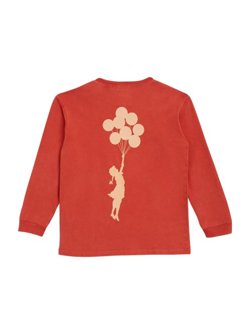 Camiseta De Niña Con Globo De Adivinar (niños De 7 A 16 Años) Rojo Brillante