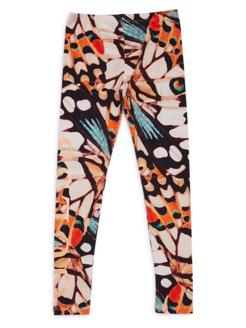 Guess Leggins Estampados Con Logo Y Purpurina Estampado Mariposas (7-16)