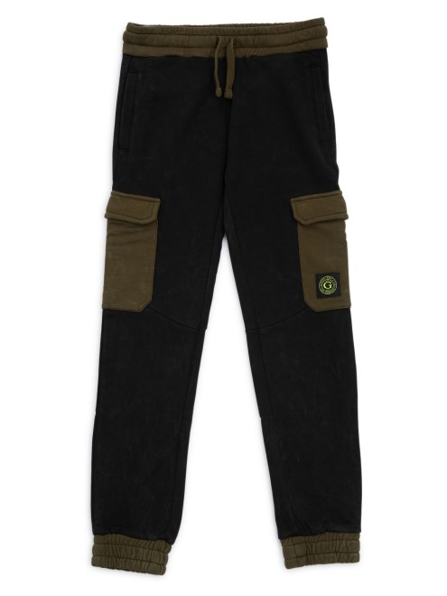 Pantalón Cargo Guess Active (7-16) Negro Azabache